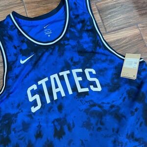 NWT Nike XXL DN1134 USA National Soccer Team Jersey Mens Large Blue Black Camo